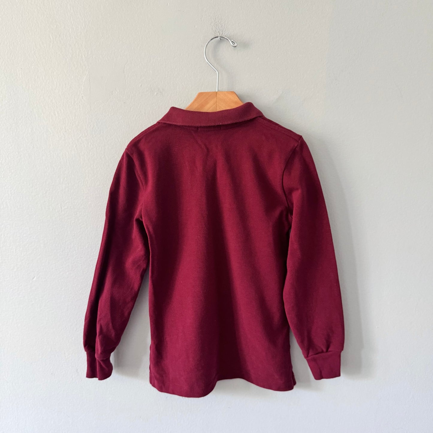 Polo Ralph Lauren / Burgundy long sleeve polo / 5Y