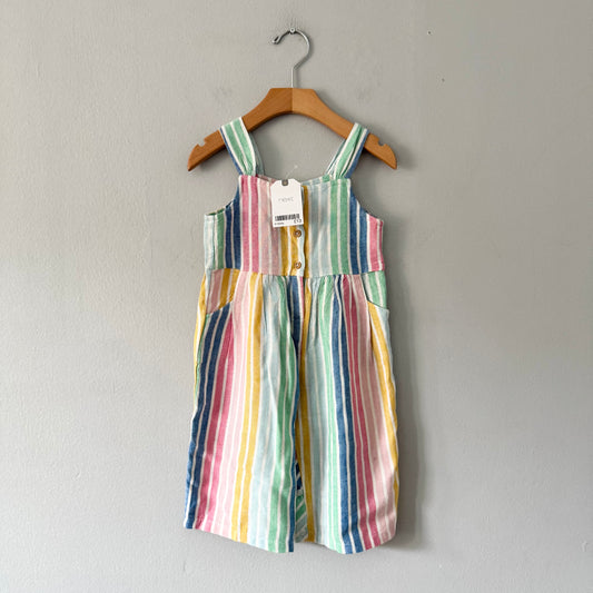 Next / Rainbow stripe jumpsuit / 9-12M - New with tag