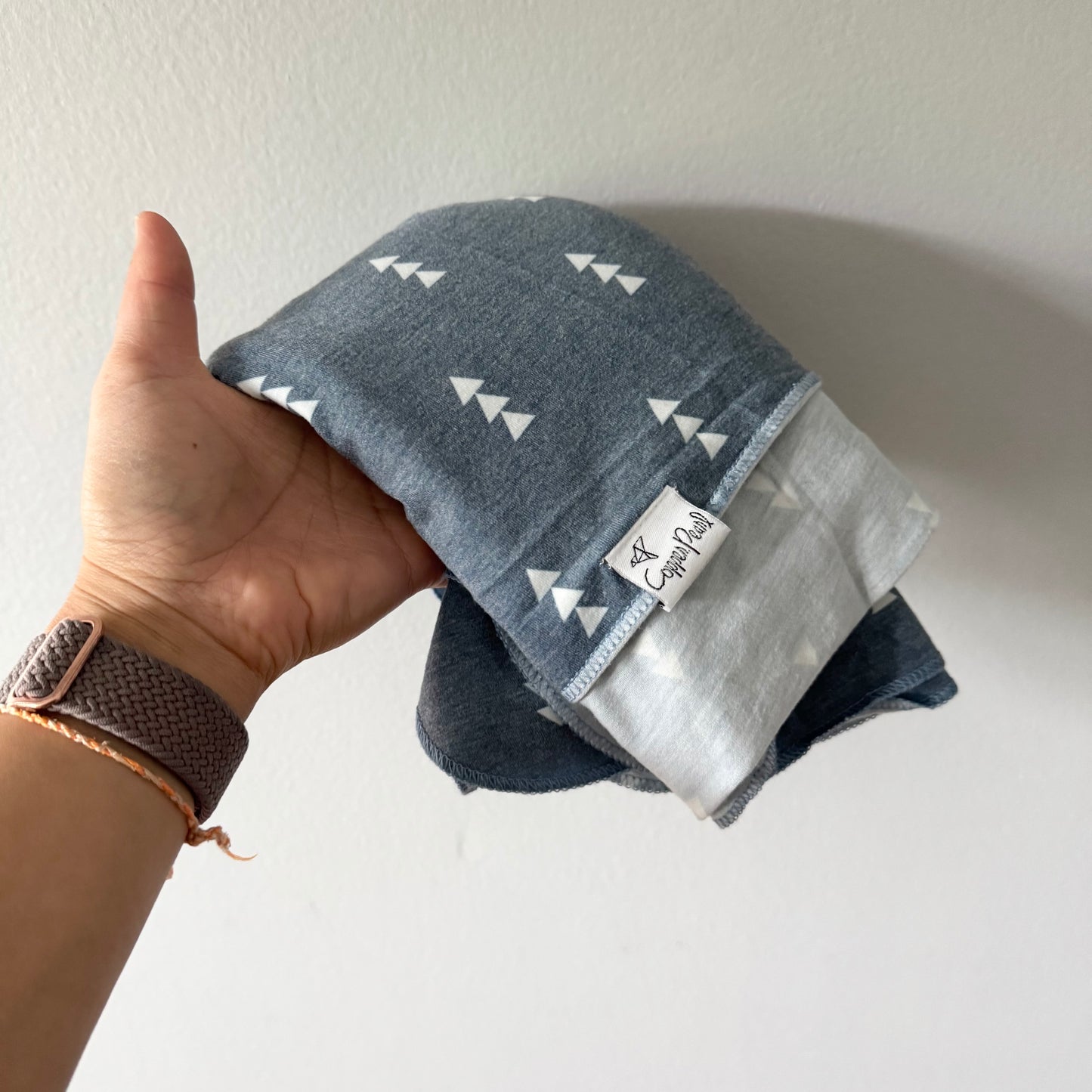 Copper pearl / Navy x arrow blanket