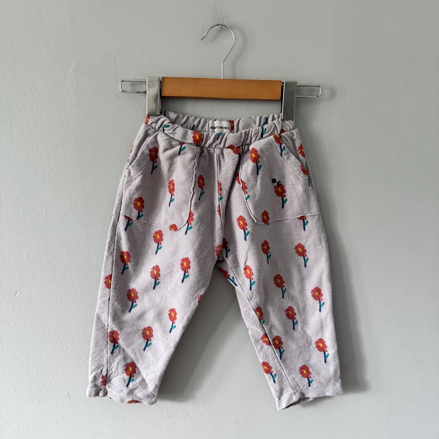 Bobo Choses / Purple x flower pants / 24-36M