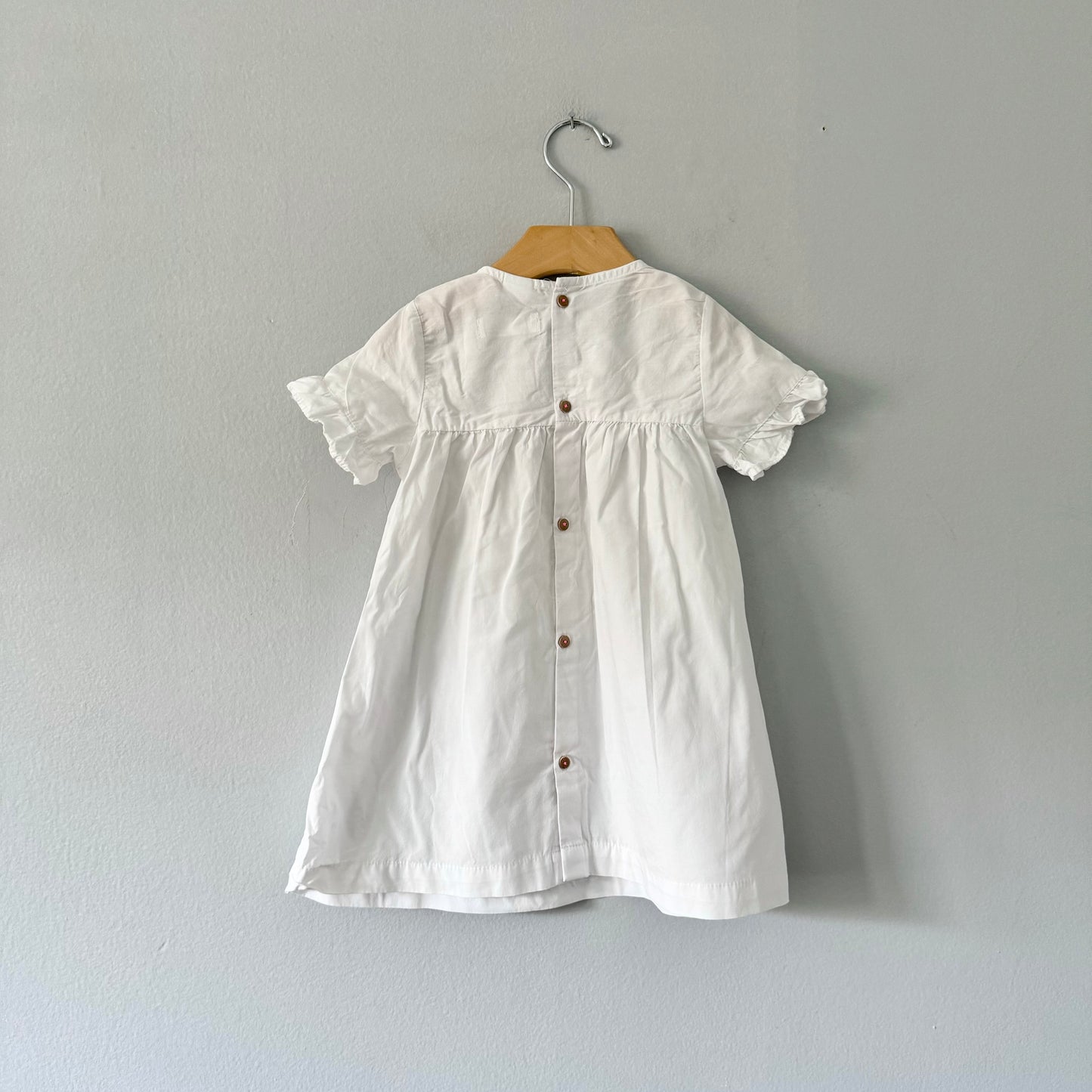 Zara / White blouse dress / 2-3Y