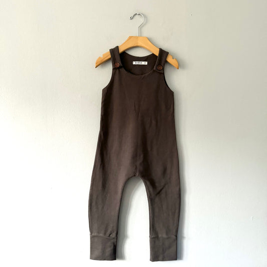 Bajoue / Dark brown overalls / 3-5T