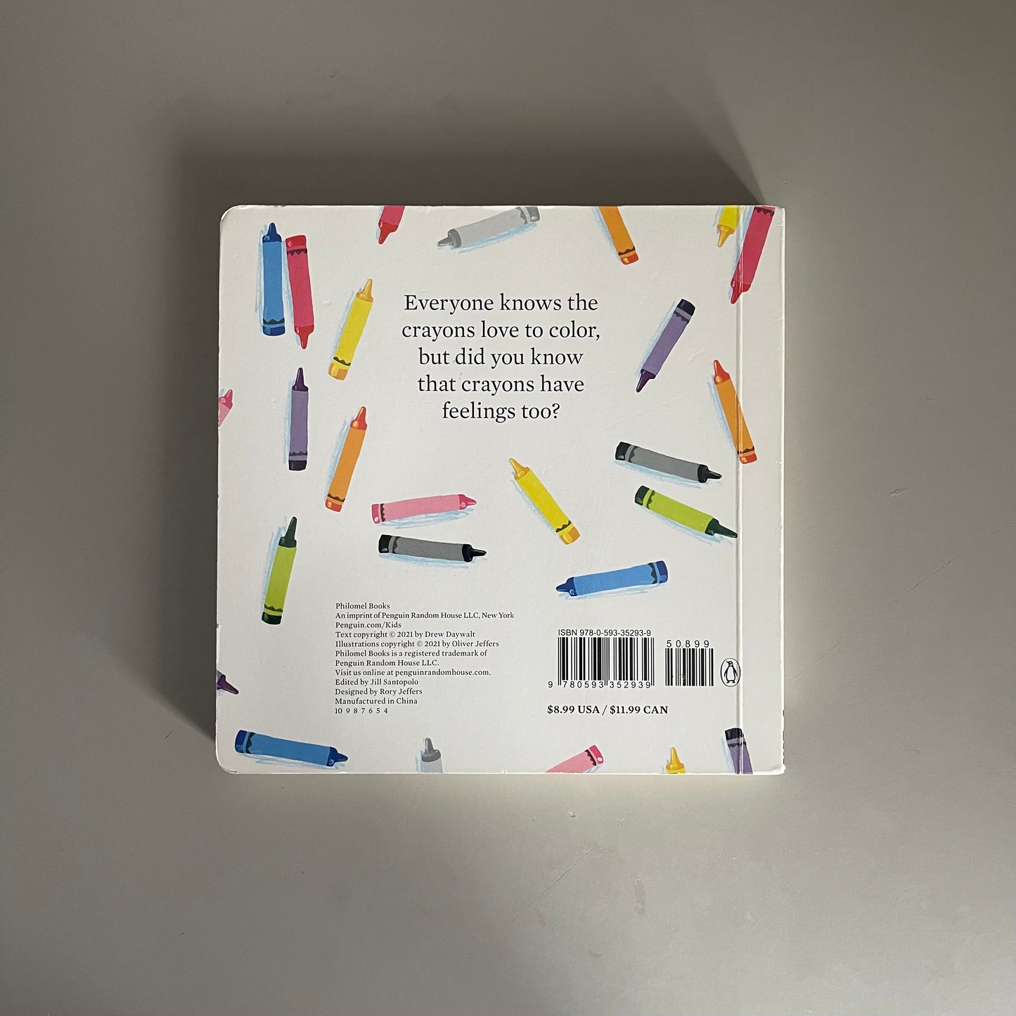 The Crayon Book of Feelings / Drew Daywalt & Oliver Jeffers