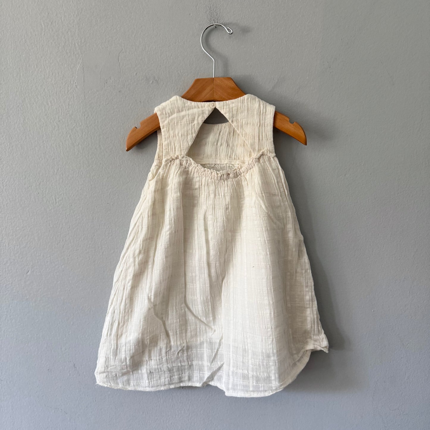 Zara / White tank dress / 18-24M