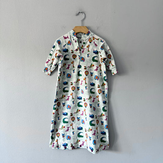 Handmade / Baby gown - animal / 0-6M
