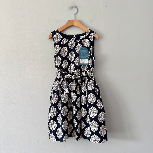 Hatley / Black x white floral dress / 7Y - New with tag