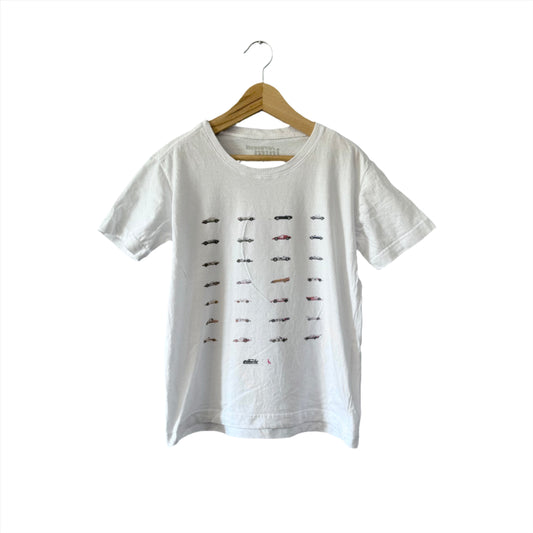 Reserva Mini / White x cars T-shirt / 6Y