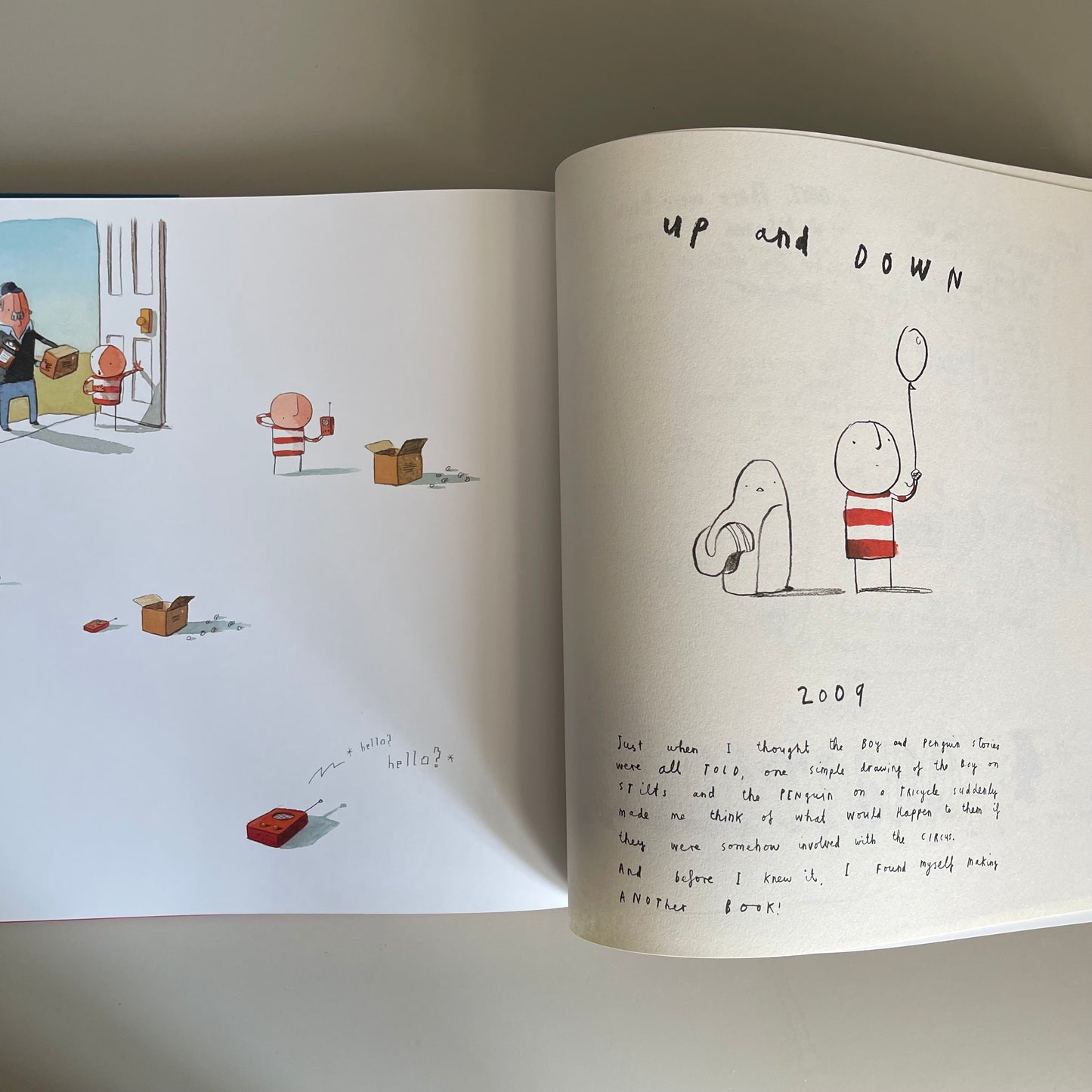 [Brand NEW] The BOY His Stories and How They Came to be / Oliver Jeffers