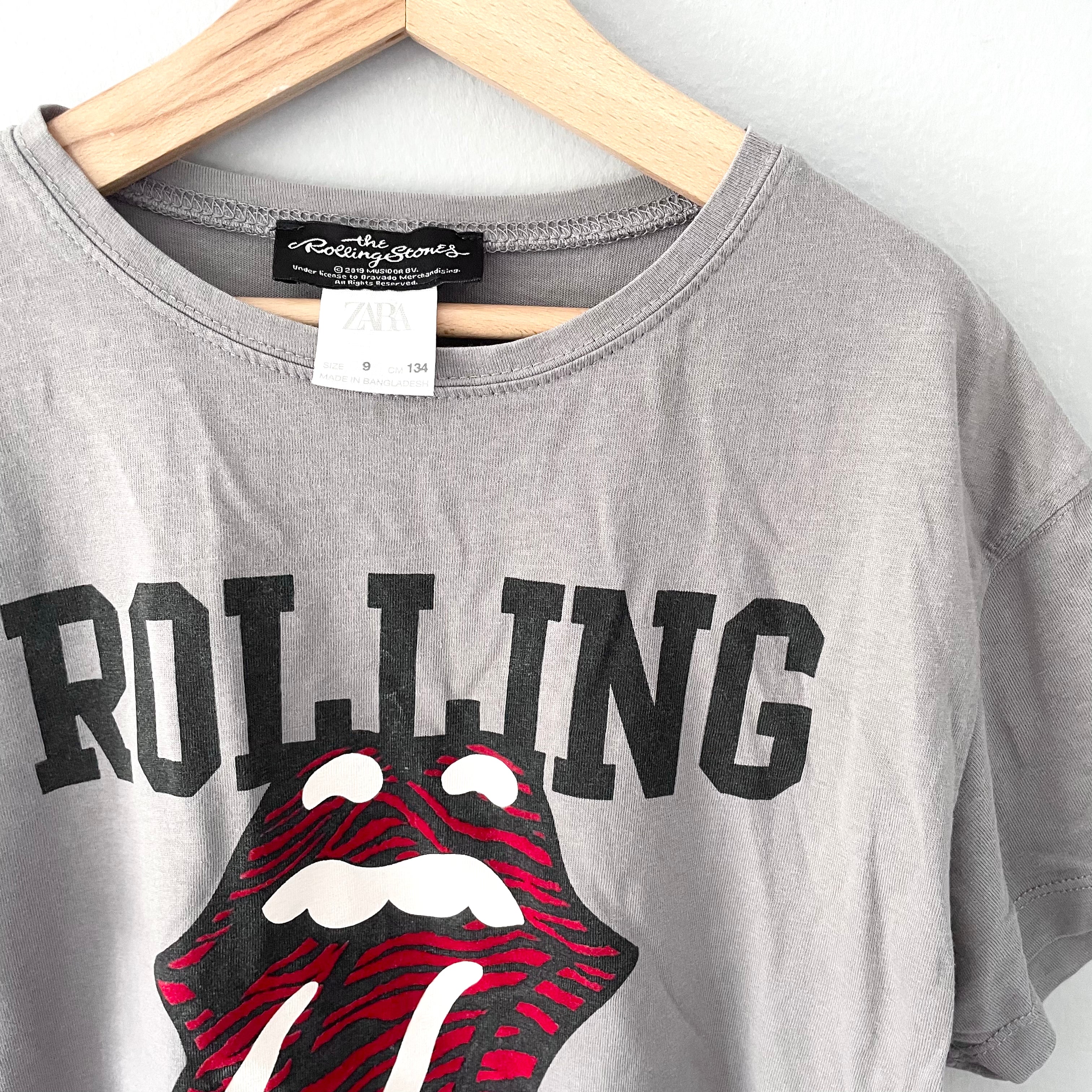 Zara / Rolling stones collab t-shirt / 9Y – tetote kidswear