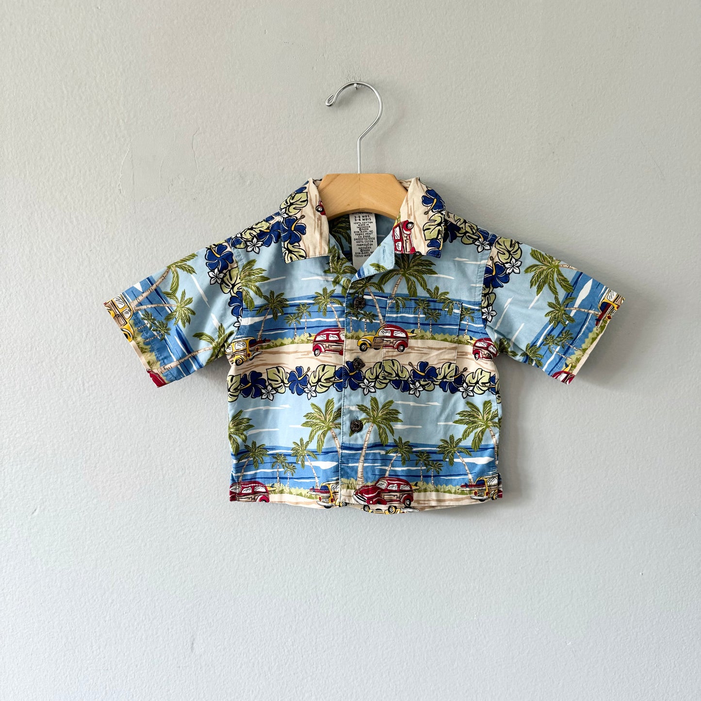 Vintage Gymboree / Aloha shirt / 3-6M