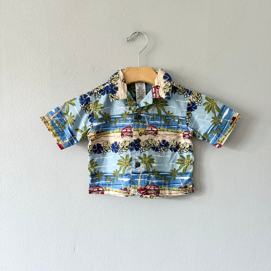 Vintage Gymboree / Aloha shirt / 3-6M