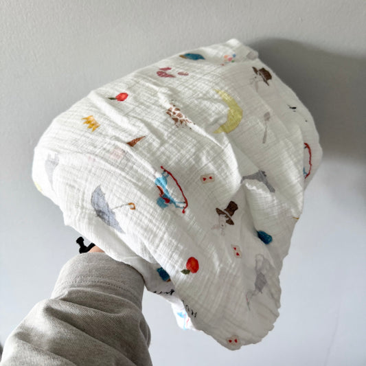 No brand / Muslin cotton crib sheets