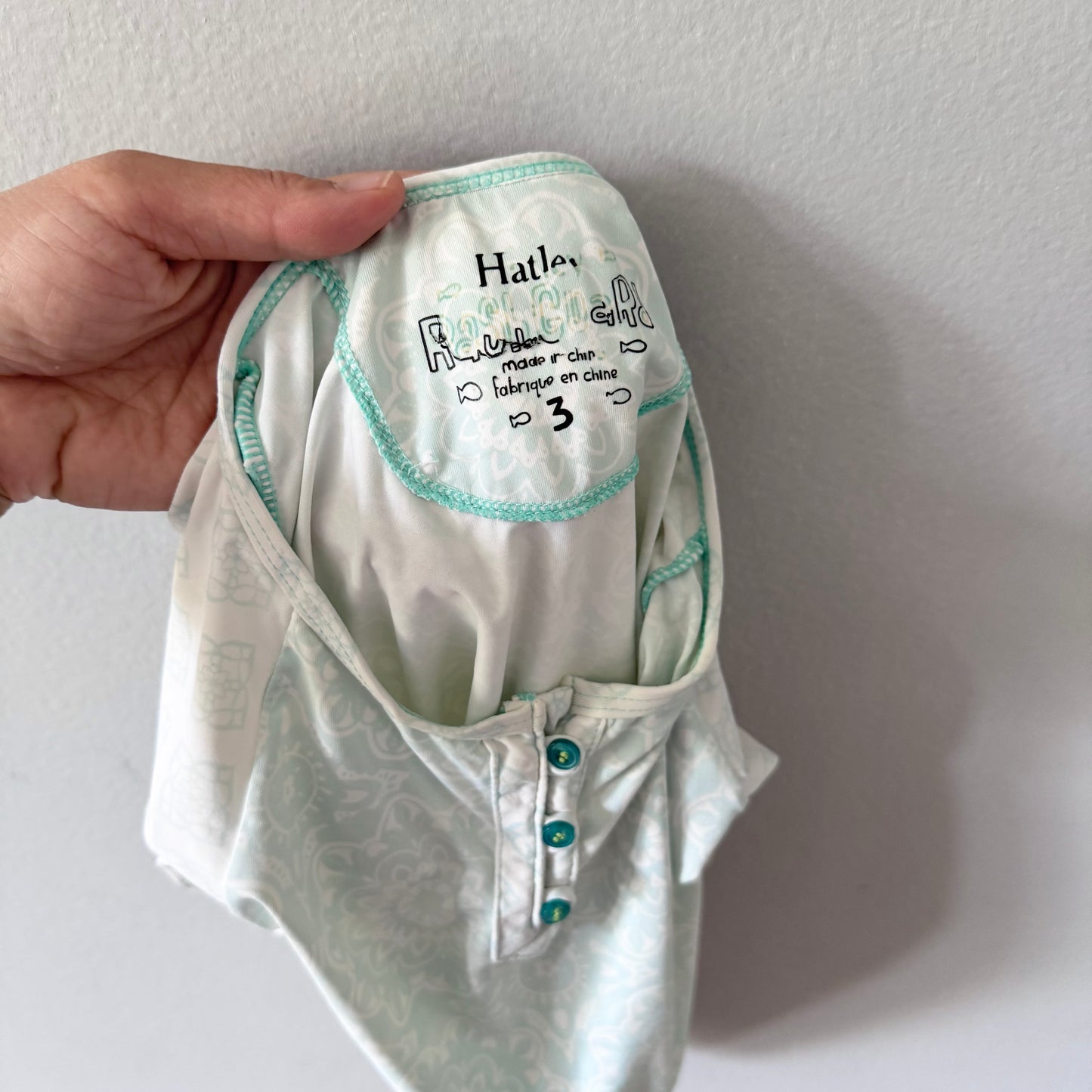 Hatley / Light blue/green swimwear set / 3Y