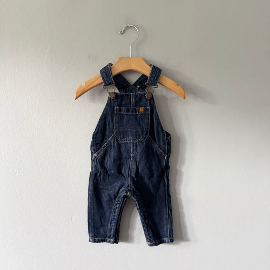 Next / Dark denim overalls / 3-6M