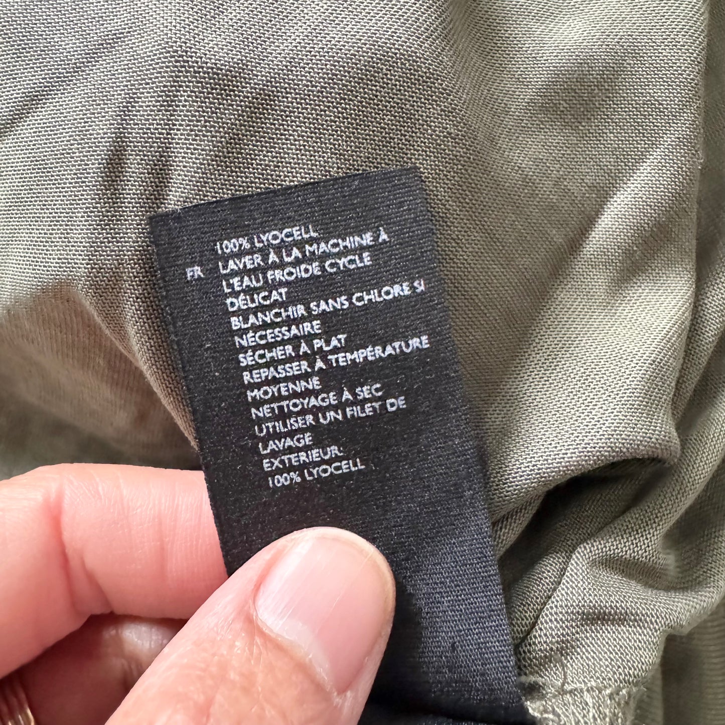 COS / Khaki 100% Lyocell maxi dress / Women M - New with tag