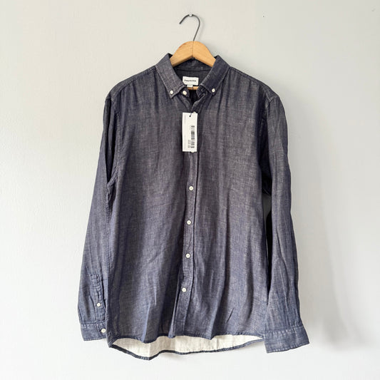 Frank & Oak / Navy gauze shirt / Men L - New with tag