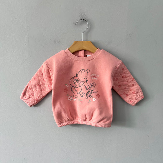 Disney / Pooh / Salmon pink sweatshirt / 9M