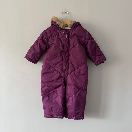 Roots / Purple snow bunting suit / L(12-18M)