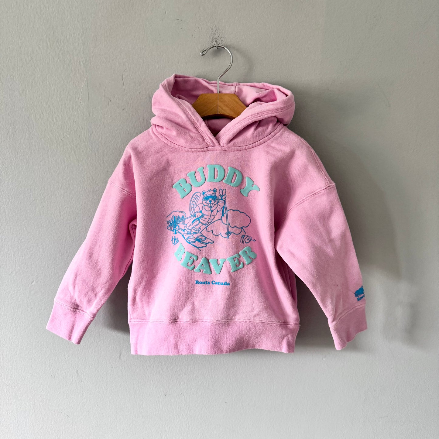 Roots / Pink hoodie / 3T