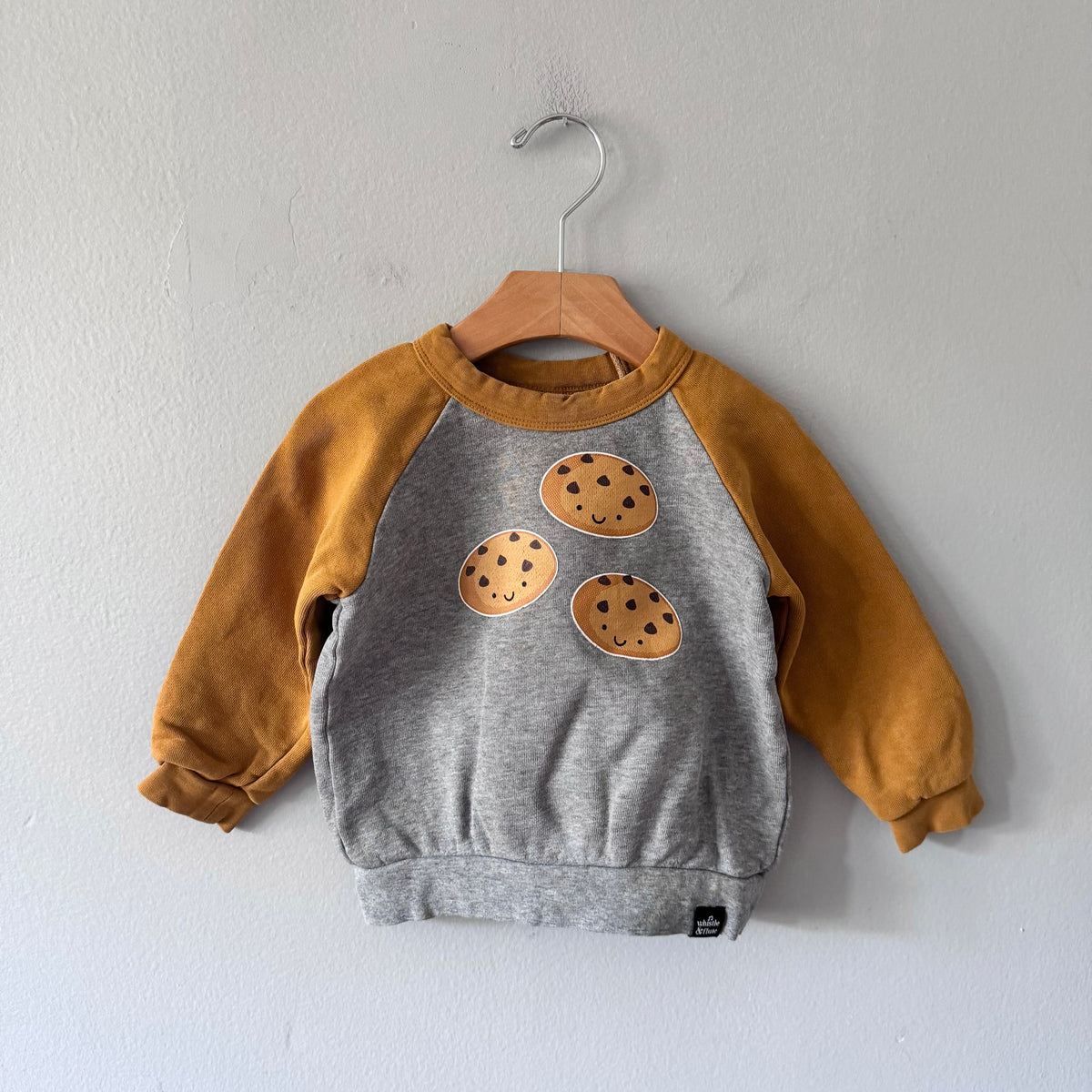 Whistle & Flute / Cookie sweatshirt / 1-2Y