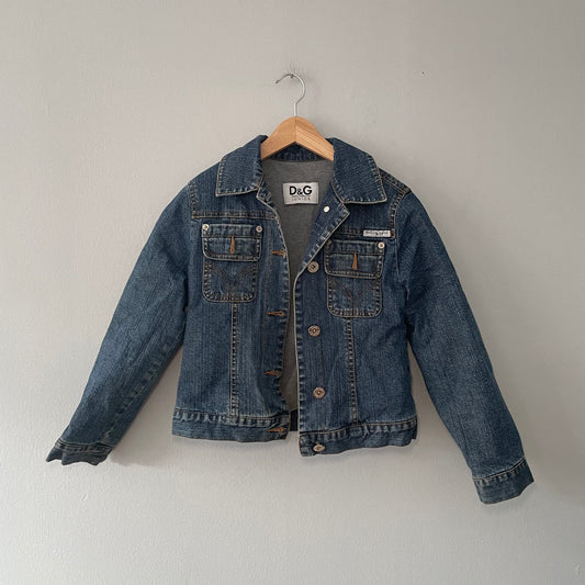 D&G Junior / Lined denim jacket / 6-7Y