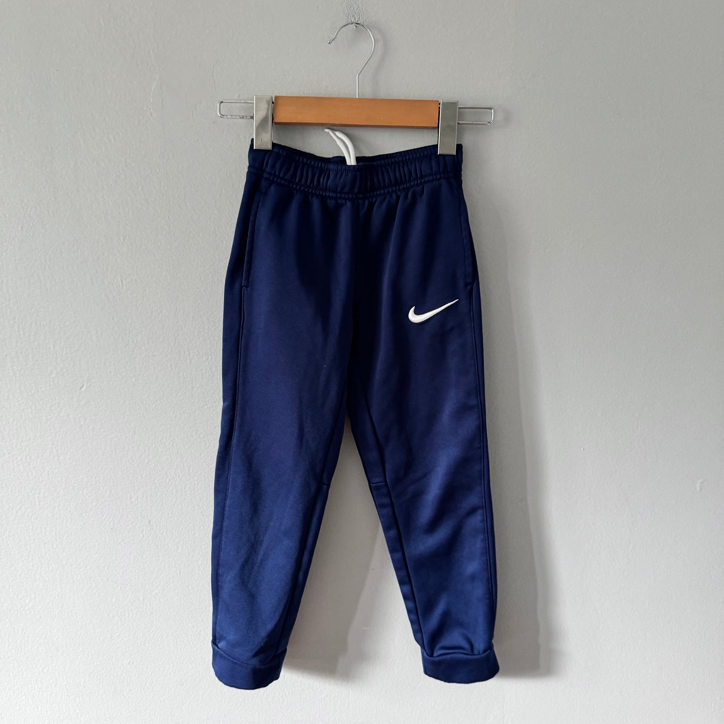 Nike / Navy lined jersey pants / 6-7Y