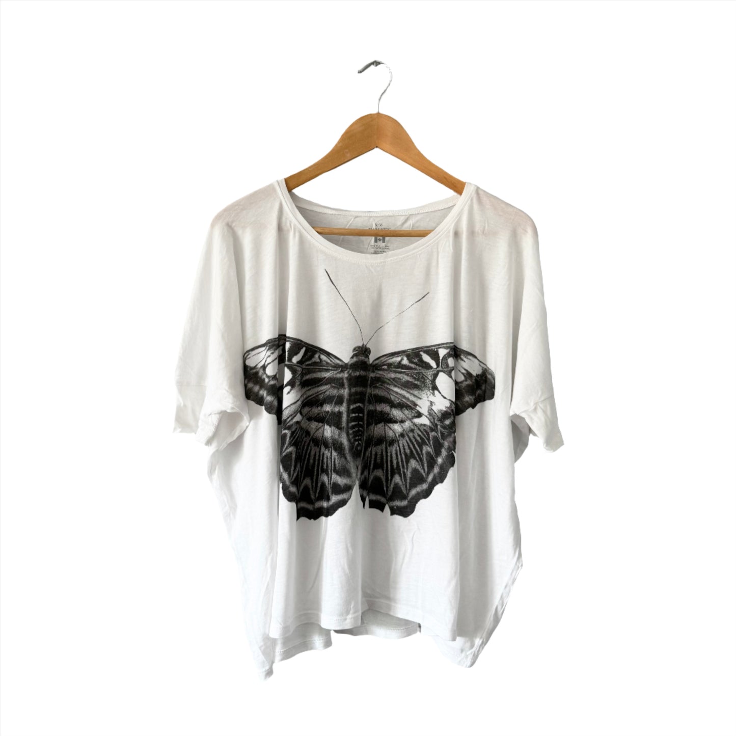 Roots / Pima cotton 100% T-shirt - Butterfly / Women M