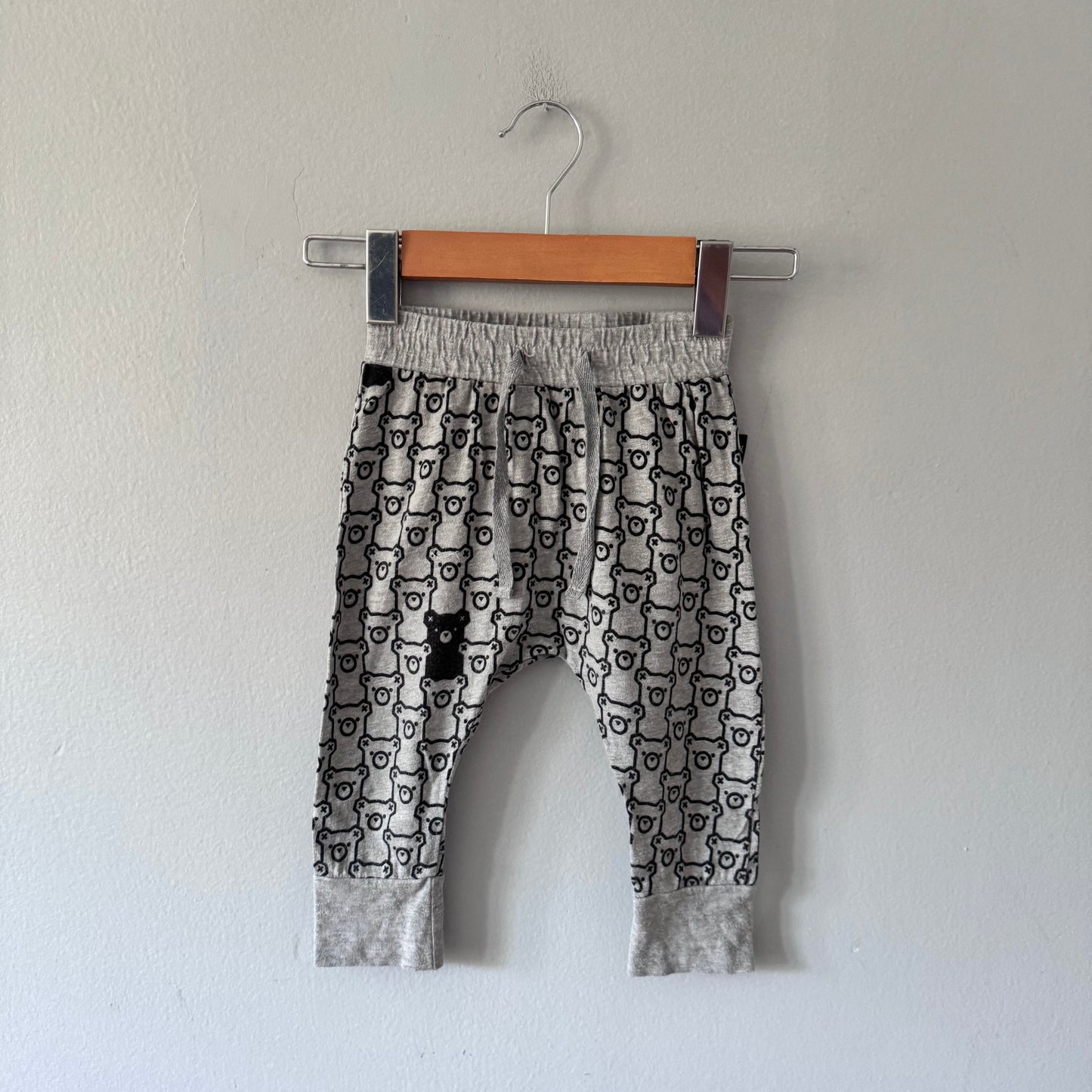 Hux Baby / Grey x bear harem pants / 2Y