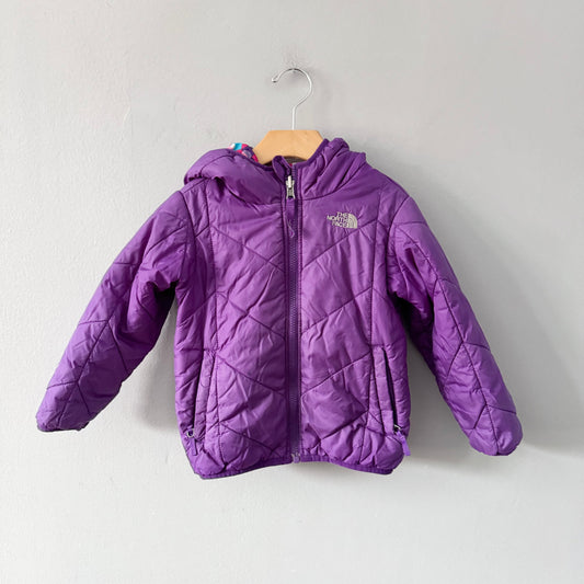 The North Face / Reversible puffer jacket - purple x pink / 4T