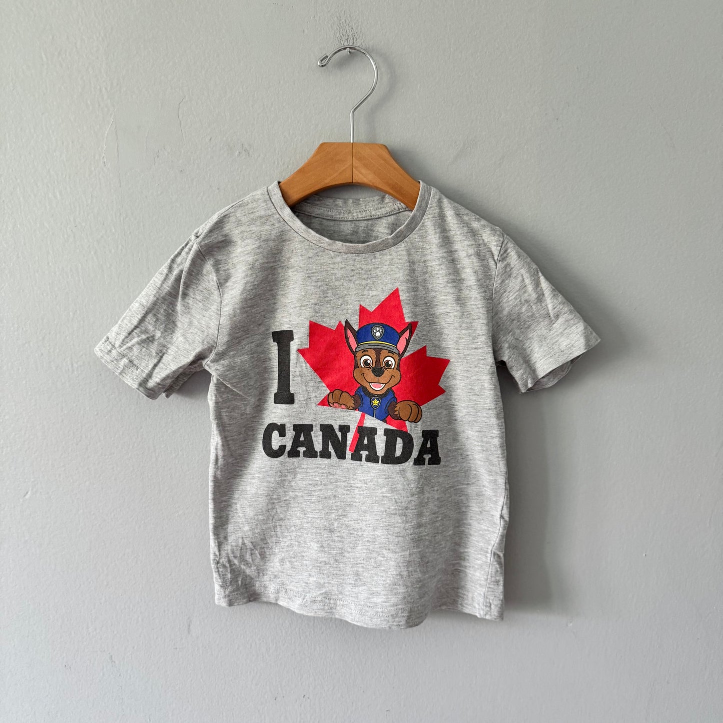 Paw Patrol / I love Canada T-shirt / 3-4Y