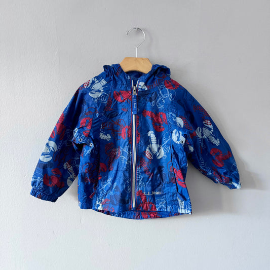 LL Bean / Blue x lobster windbreaker / 3T