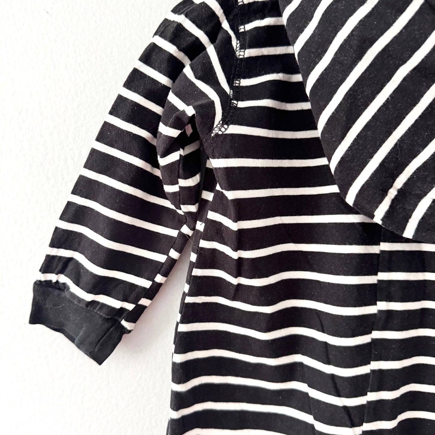 Mini mioche / Black white stripe romepr / 18-24M