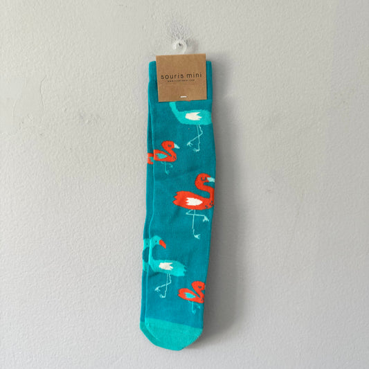 Souris mini / Blue socks / 7-8Y - New with tag