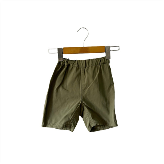 Muji / Khaki half pants / 100cm(3-4Y)