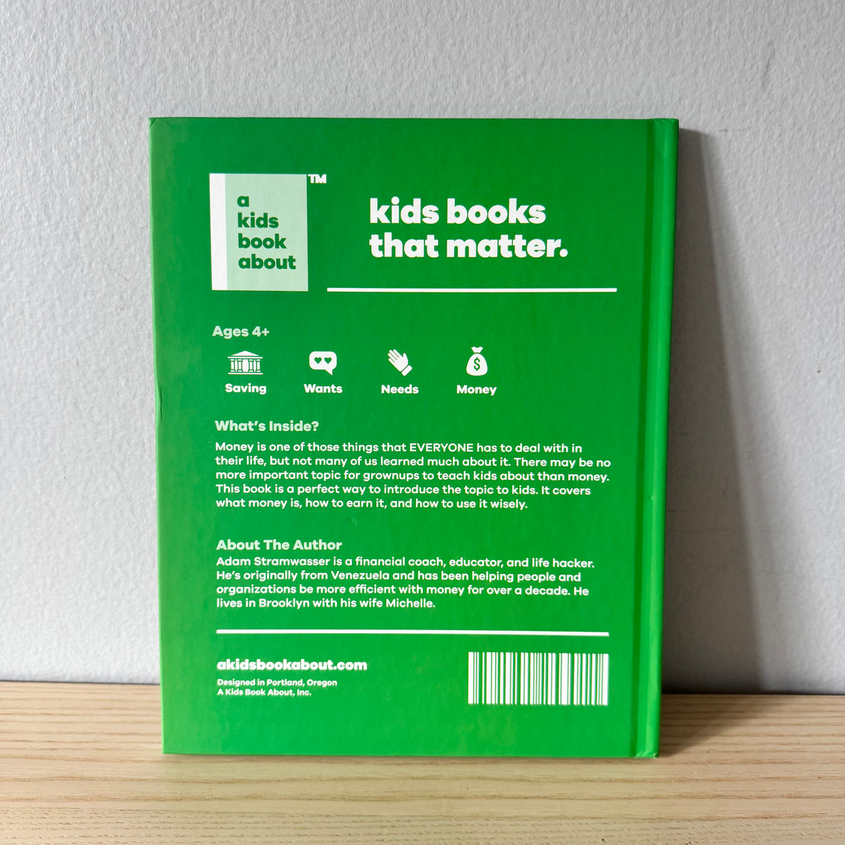 a kids book about Money / Adam Stramwasser