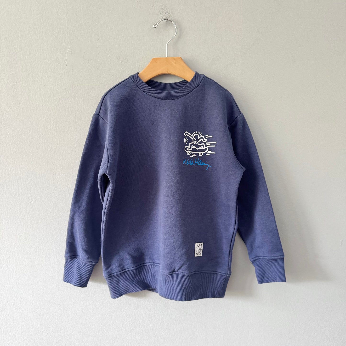 Keith Haring / Navy sweatshirt / 6Y
