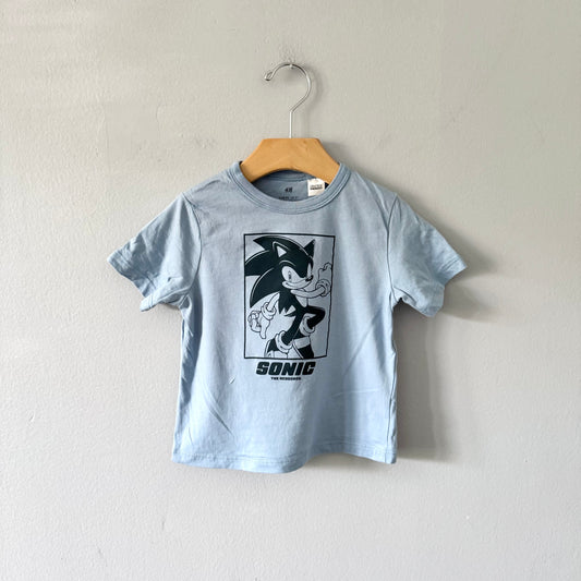 H&M / Sonic blue T-shirt / 18-24M