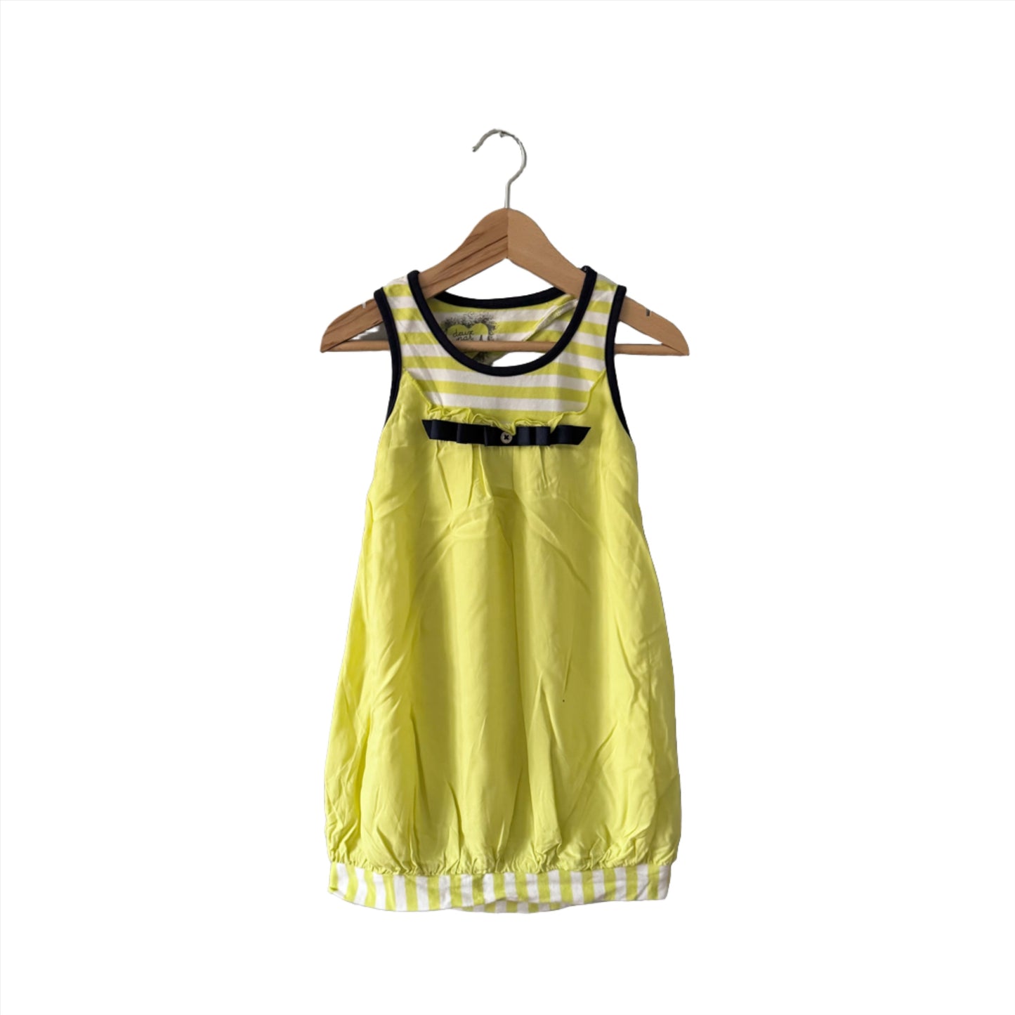 Deux par Deux / Yellow tank dress / 4Y