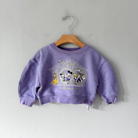 Disney 100 / Purple sweatshirt / 2T