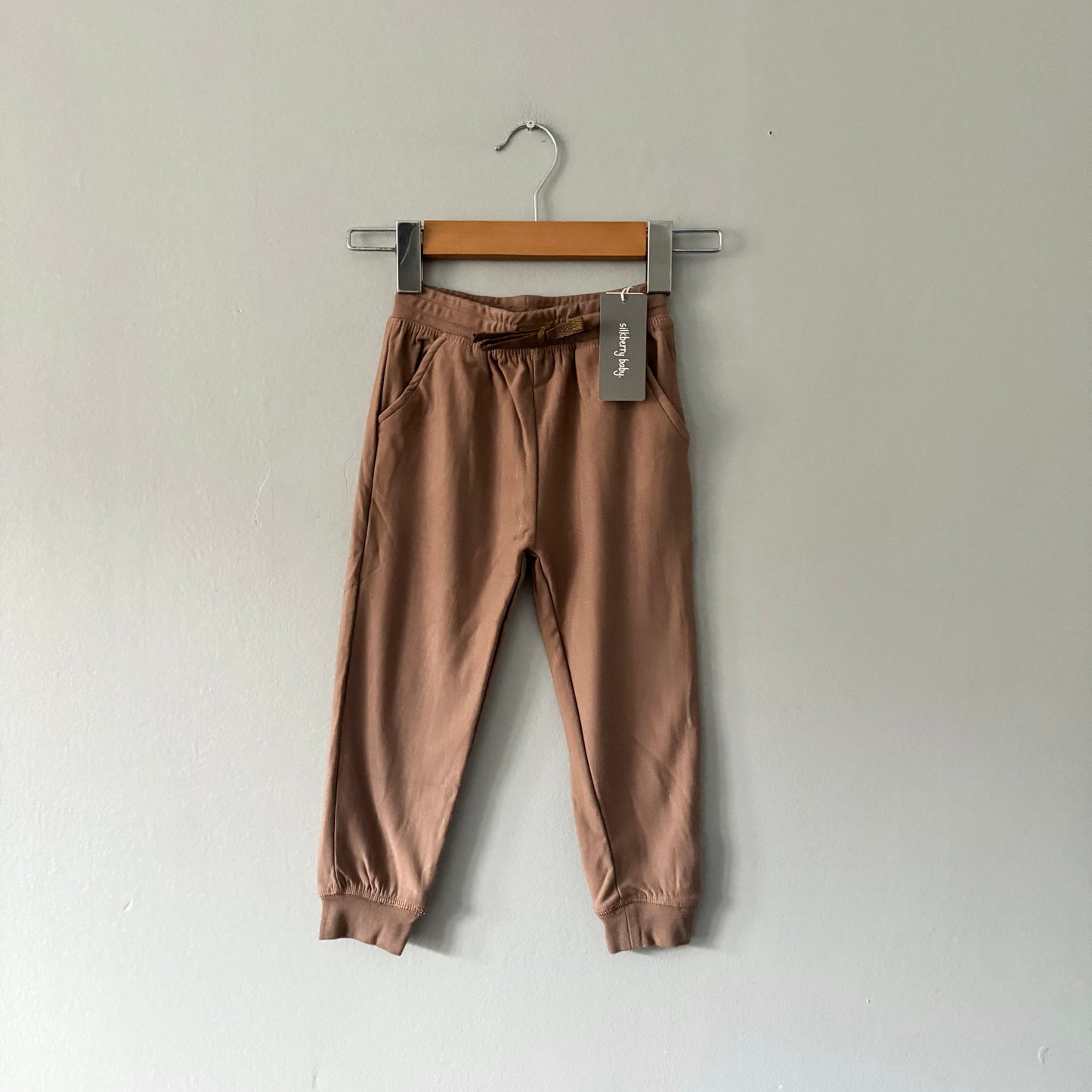 Silkberry Baby / Bamboo Fleece Sweat Pants - Brownie / Various Size