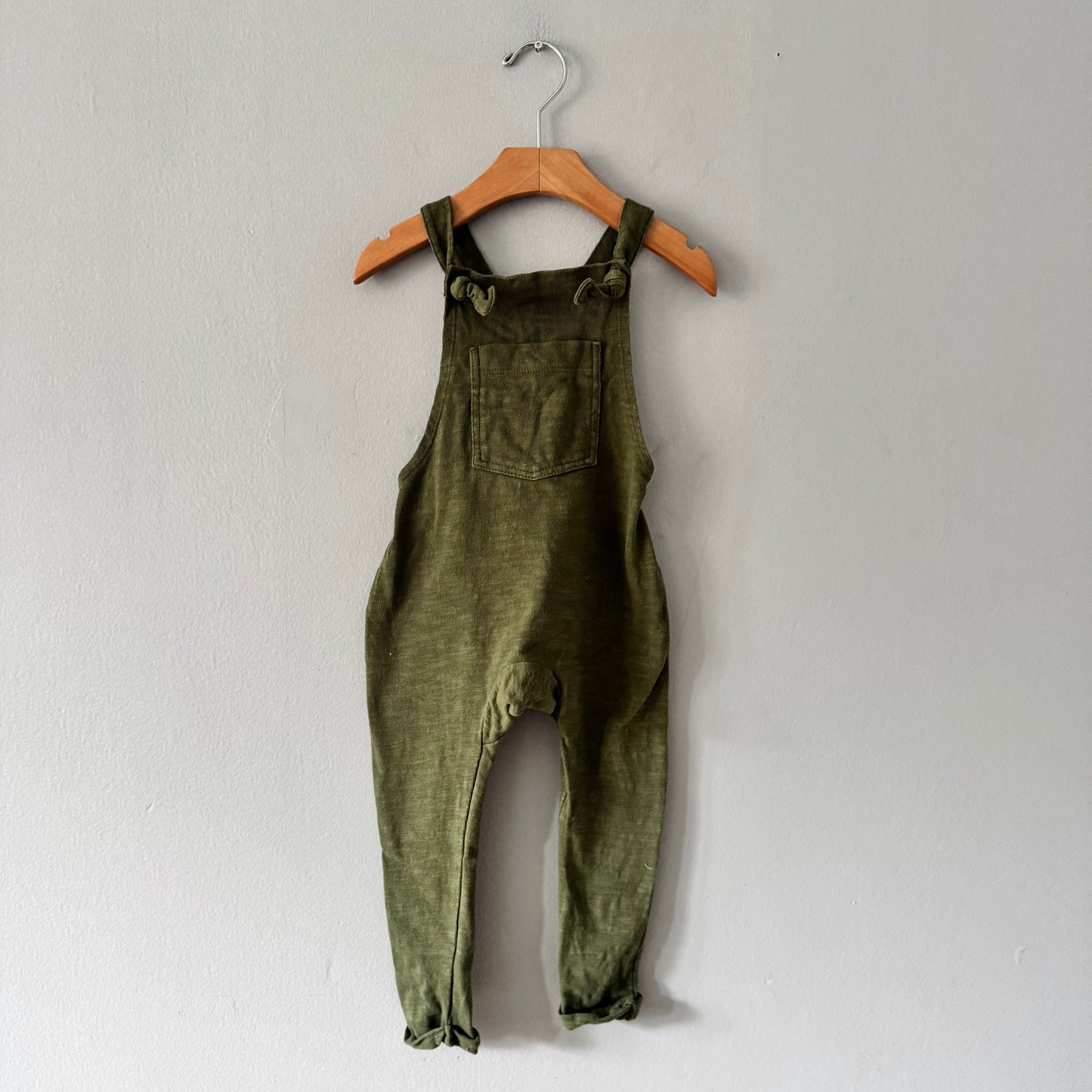 Mini mioche / Khaki overalls / 18-24M