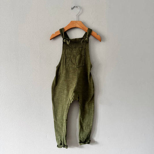 Mini mioche / Khaki overalls / 18-24M
