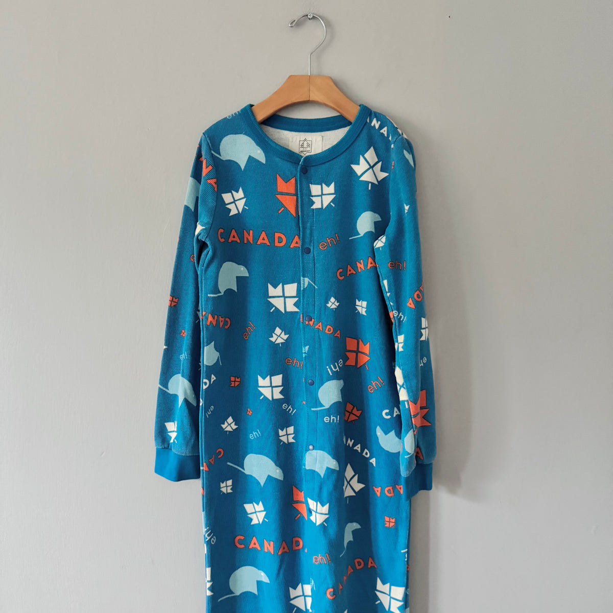 Arborist / Blue x Canada romper / 8-10Y