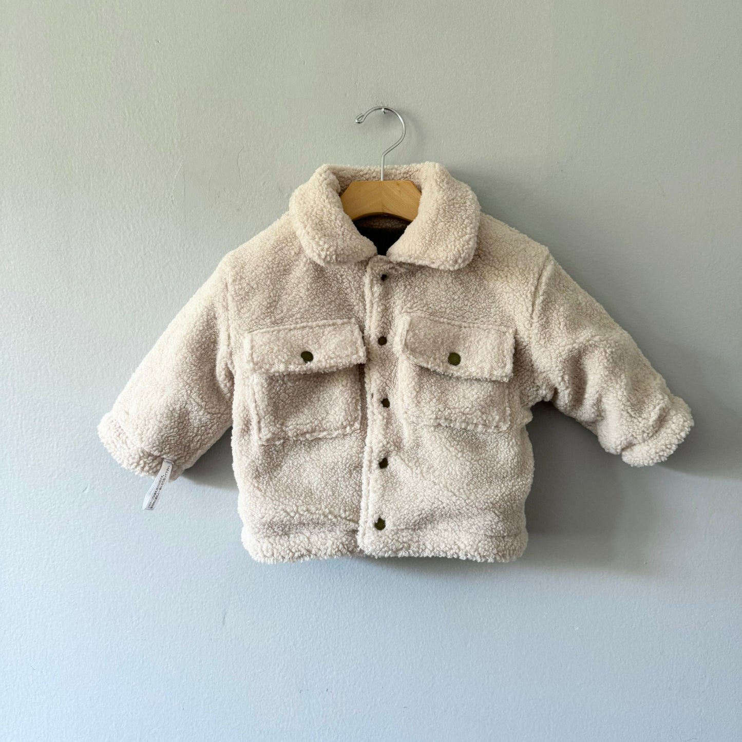 No brand / Reversible corduroy x sherpa jacket / 18-24M