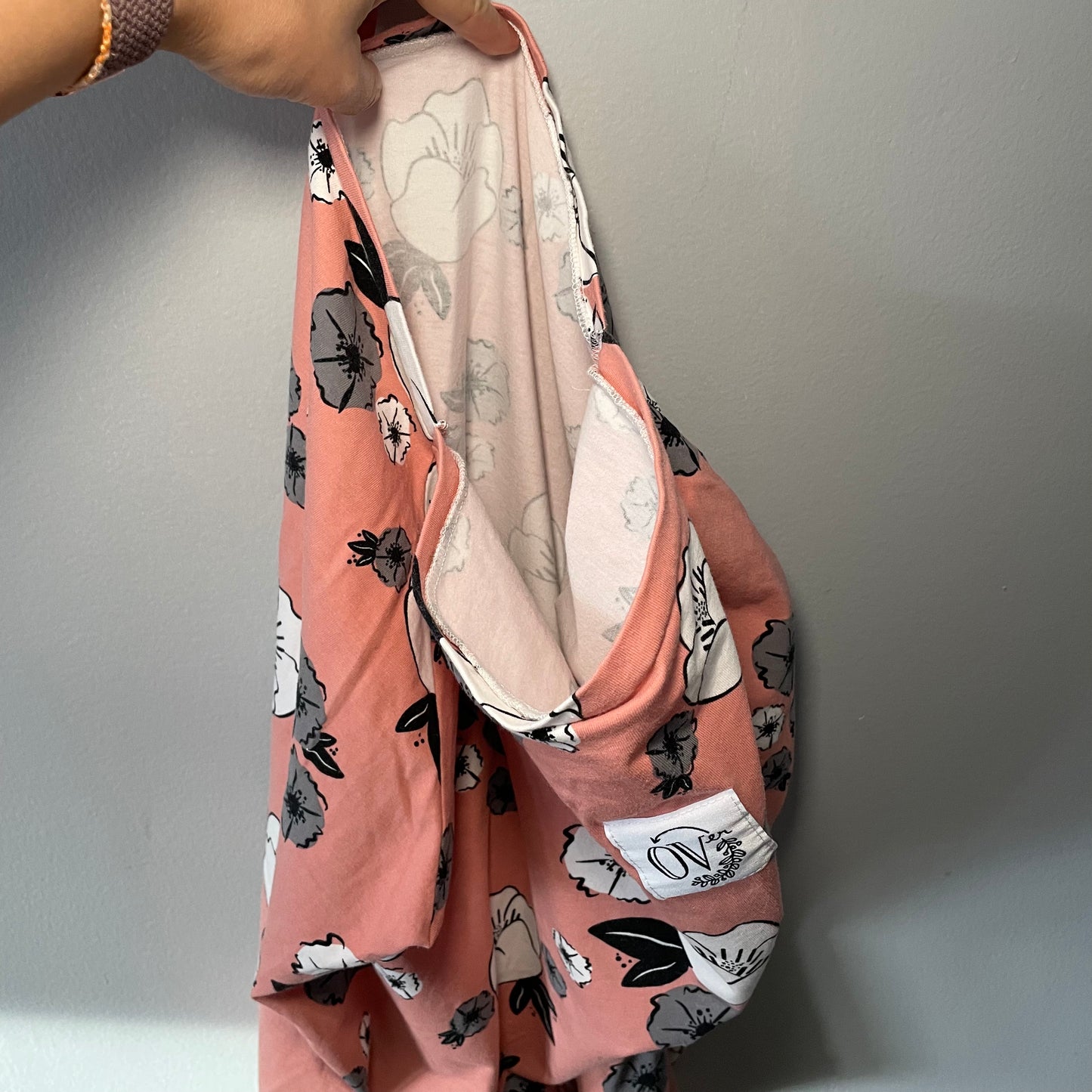 OVer / Carseat cover - Orange pink x floral / One size