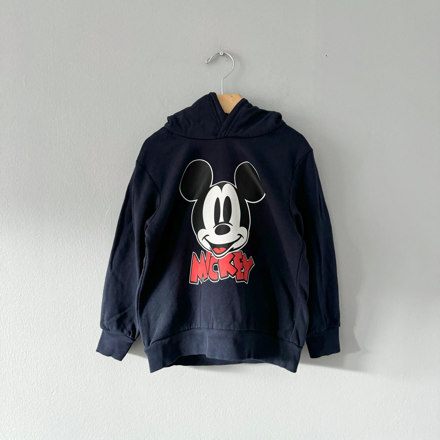 H&M / mickey face hoodie / 4-6Y