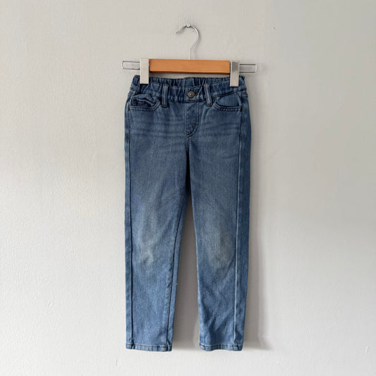 Uniqlo / Heat tech denim leggings / 110cm(4-5Y)