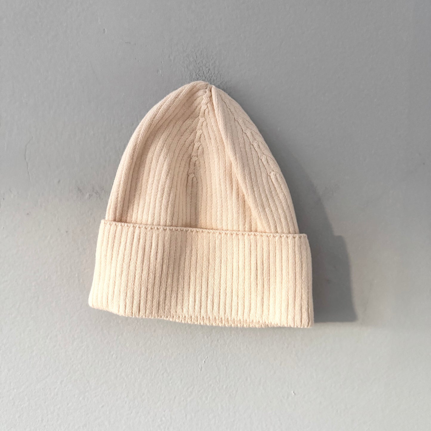Souris mini / White cotton beanie / M-L(2-4Y)