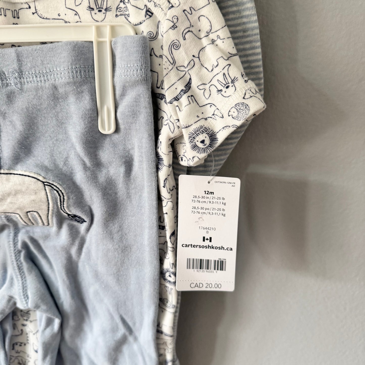 Carter's / 3pcs set / 12M - New with tag