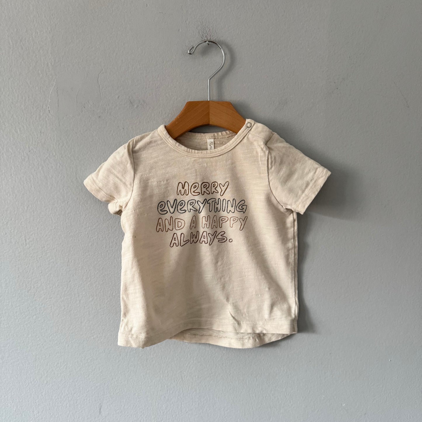 Rylee + Cru / White T-shirt / 6-12M